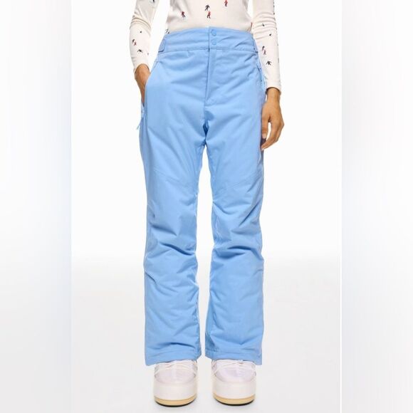 Halfdays Pants - Halfdays Alessandra Ski Pants Snow Pants Forget Me Not Blue Small Short